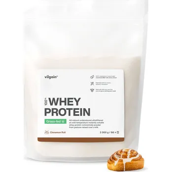 Protein Vilgain Grass-Fed Whey Protein 2000 g Cinnamon Roll