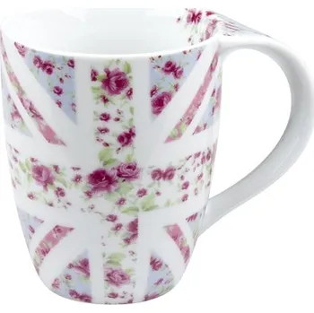 Anglie vlajka květinová - hrnek