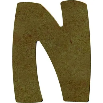 Dřevěné písmeno k dekoraci Aladine/Gomille - výška 15 cm - N