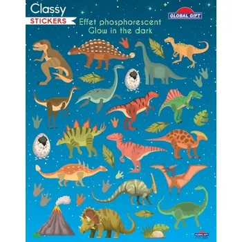 samolepka Samolepky GG CLS 215205 svítící ve tmě - Dinosaurs