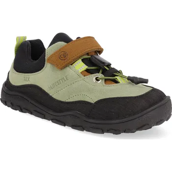 Barefoot outdoorové boty bLIFESTYLE - Caprini TEX moosgrün širší zelené Velikost: 26