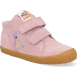 Barefoot dětské kotníkové boty Superfit - Flummi rosa růžové Velikost: 19