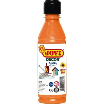 Výtvarná barva JOVI Decor akrylová barva - oranžová 250 ml
