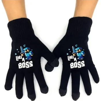 Rukavice Rukavice Minecraft Like a Boss Barva: jet black