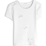 GATE Žebrované tričko s mašličkami 34 226-0350/10