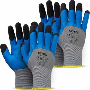 Amio 04645 Rukavice PE Latex 3/4 Foam Coated Safety Gloves 3131X, velikost 10