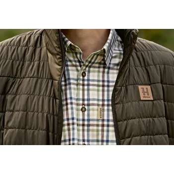 Pánská košile Härkila / Seeland HÄRKILA pánská košile Milford shirt Sea blue Velikost oblečení HA: XL