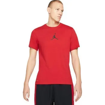 Pánské tričko Nike JORDAN M J JUMPMAN DF SS CREW-687-Red 2025 triko Velikost L + DÁREK