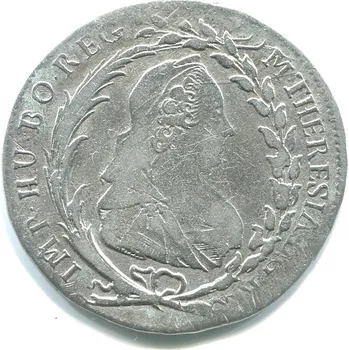 Marie Teresie. 20 Kreuzer 1774/EvS-IK. Praha. Ag.