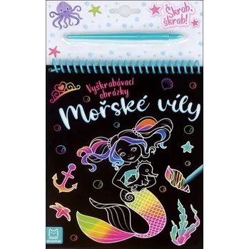 Vyškrábavací obrázky - Mořské víly
