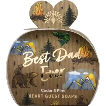 Mýdlo English Soap Company - Sada mýdel Best Dad Ever, 3x20 g