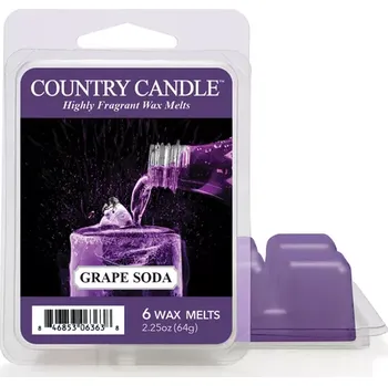 Vůně do bytu Country Candle – vonný vosk Grape Soda, 64 g