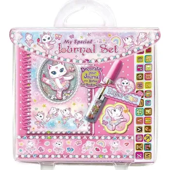 Blok Deník s doplňky - Kočka