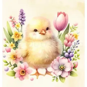 Velikonoční ubrousky 3-vrstvé 33 x 33 cm (PAP - FSC Mix), 20 ks (83106 - CH3N)