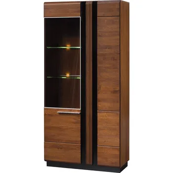 Vinotéka Vitrína Porti 12 95 cm levá z masivu dub antický