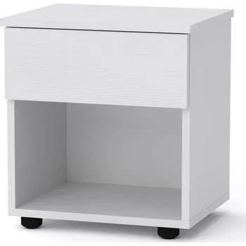 Noční stolek VerDesign Noční stolek PAKET, bílá matná