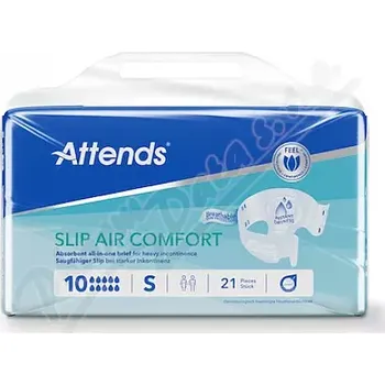 Inkontinenční vložka Kalhotky absorp.Attends Slip Air Comfort 10 S 21ks