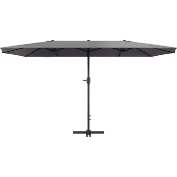Stínicí technika di volio Zahradní slunečník Castela 450 cm šedý