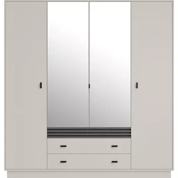 Šatní skříň Šatní skříň Allmo AL16 - kašmír + antracit