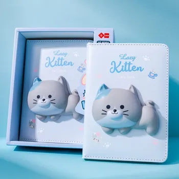 Blok Squishy mini zápisník Kočka