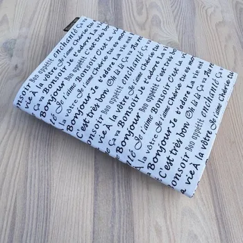 Obal na knihu Obal na knihu Černé písmo na bílé, M