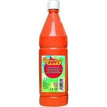 JOVI temperová barva 1000ml v lahvi oranžová