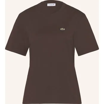 Lacoste Dámské Tričko, tmavě hnědá, 38
