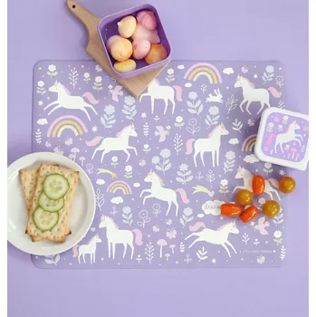 prostírání A Little Lovely Company prostírání jednorožci a duha