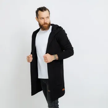 Pánský svetr Pánský černý kardigan Velikost: S/M