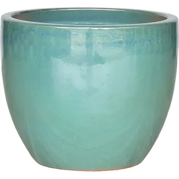 Květináč Květináč, ø 23,5 × 19,5 cm, keramika, nefritově zelená&nbsp;17680,1971