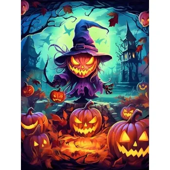 Puzzle NORIMPEX Diamantové malování Strašák 30x40cm