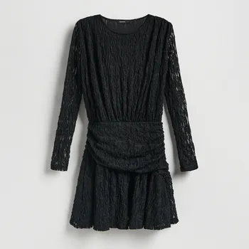 Dámské šaty Reserved - Krajkové šaty - černý - YT748-99X - YT748-99X-XL