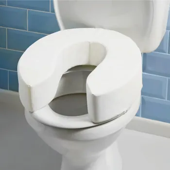 Nástavec na toaletní sedátko bílá Výška 10 cm x šířka 35 cm x hloubka 41 cm.