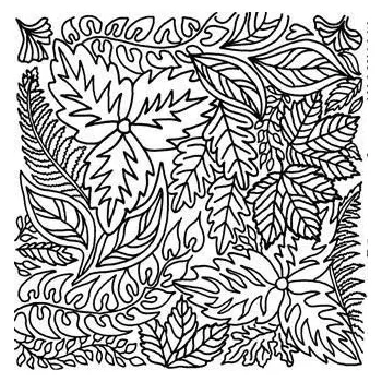 Výtvarná sada CERNIT polymerová textura - listy 90 x 90mm