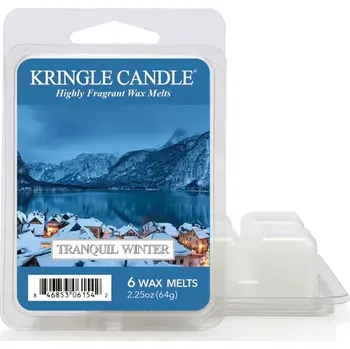 Vůně do bytu Kringle Candle – vonný vosk Tranquil Winter, 64 g