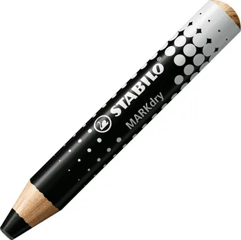 Kancelář Suchý popisovač na tabuli a flipchart - STABILO MARKdry - černá