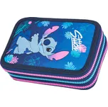 Penál 3 zipy Jumper Stitch - vybavený