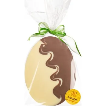 Čokoláda JANEK Velké velikonoční dvoubarevné vajíčko 100 g