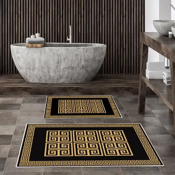 Koupelnová předložka ASIR Koupelnová předložka KT461 Řecké klíče 2 ks