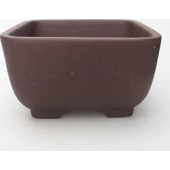 Květináč Bonsai miska 17,5 x 17,5 x 10 cm hnědá