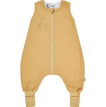 Dětské zboží Spací pytel pro děti z bavlny s nohavicemi 1,0 TOG Sterntaler - Safari okrová barva Velikost: 68/74