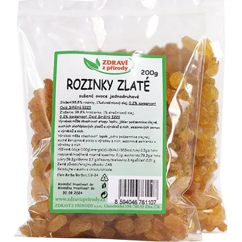 Sušená potravina Rozinky zlaté extra jumbo 200g ZP
