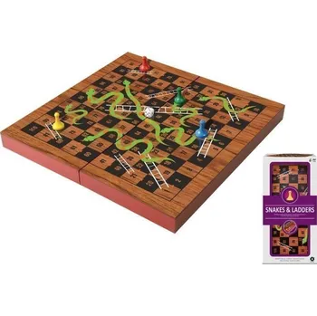 Hadi a žebříky - Dřevěná hra