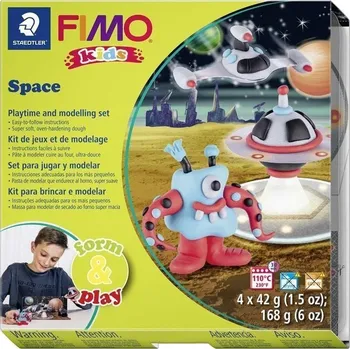 Modelovací hmota FIMO sada kids Form & Play - Vesmírné příšerky