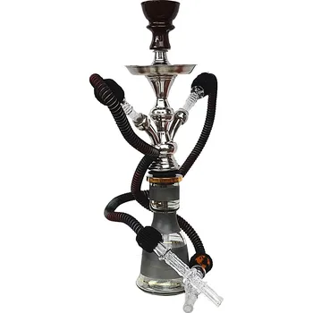 Čistič dýmky Vodní dýmka 46 cm, TopMark Eset černá NEW 2 hadice