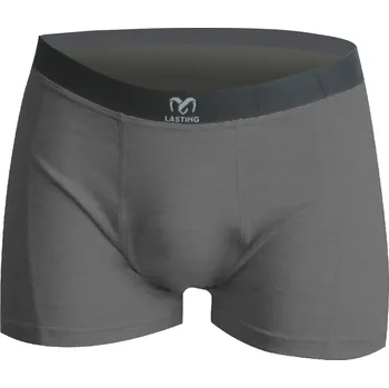Trenýrky Lasting pánské merino boxerky BOKO 8400 šedé boxerky + kód pro dodatečnou 10% slevu: LAST10