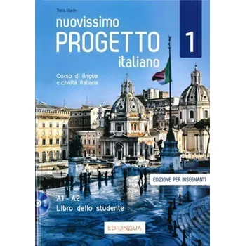 Italský jazyk Nuovissimo Progetto italiano 1 Libro dell'insegnante + 1 DVD
