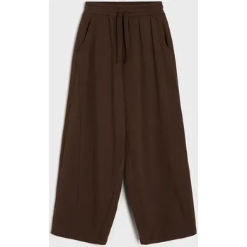 Oblečení a móda Sinsay - Tepláky se širokými nohavicemi - hnědá - 912HL-88X - 912HL-88X-140