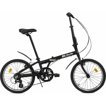 Skládací kolo FABRICBIKE Folding - Skládací kolo 7V hliník 20" Black ČERNÁ 2025