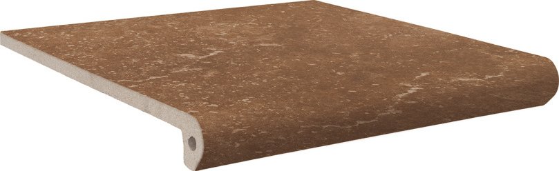 Dlažba Stone Brown 33x33 cm, schodovka průběžná s nosem